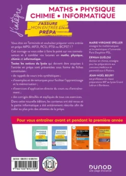 Maths-Physique-Chimie-Informatique, J'assure mon entrée en prépa