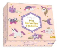 Mes barrettes à paillettes - coffret avec accessoires