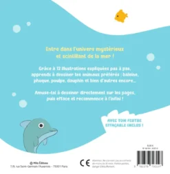 Mes dessins magiques - Animaux de la mer