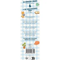 Mes marque page stickers - Cosy
