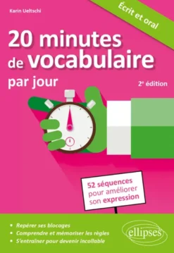 20 minutes de vocabulaire par jour