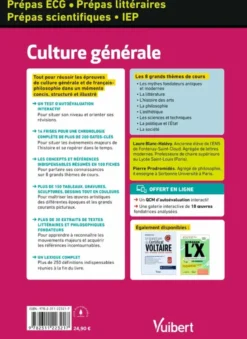 Mémento Culture générale - prépas ECG - prépas scientifiques - prépas littéraires - IEP
