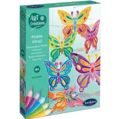 Mobile Vitrail Papillons