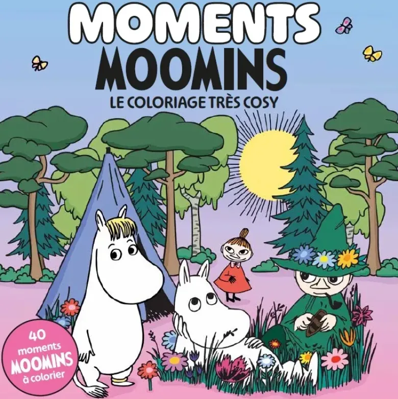 Moments Moomins, le Coloriage très cosy