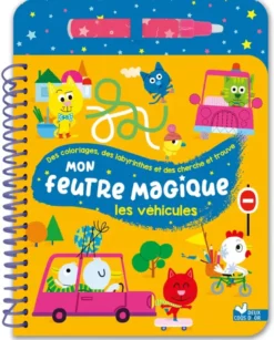 Mon feutre magique les véhicules - avec feutre à réservoir d'eau