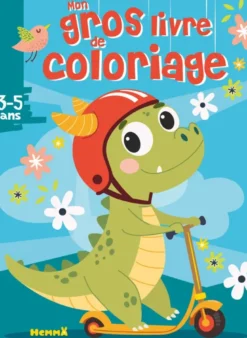 Mon gros livre de coloriage (Croco trotinette)