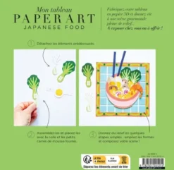 Mon tableau Paper Art - Japanese food