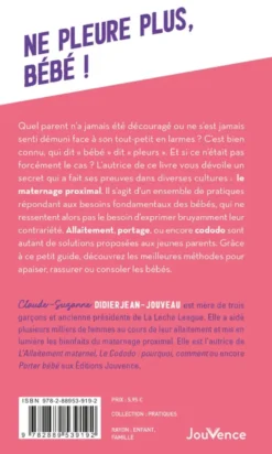 Ne pleure plus, bébé !