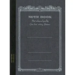 Notebook apica 15 x 21 cm anthracite interieur lig