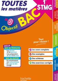 Objectif BAC 2027 - 1re STMG Toutes les matières