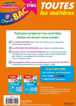 Objectif BAC 2027 - 1re STMG Toutes les matières