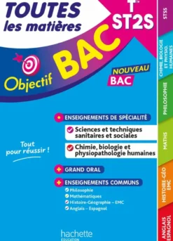Objectif BAC 2027 - Terminale ST2S Toutes les matières