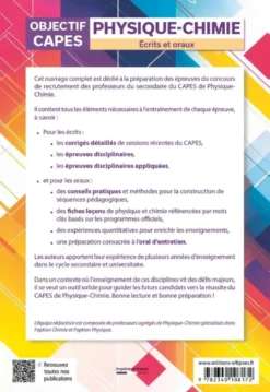 Objectif CAPES Physique-chimie - Écrits et oraux