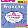Objectif CRPE 2027-2028 - Français - 200 cartes mentales et flashcards - Écrit et oral - L3
