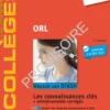ORL: Réussir son DFASM - Connaissances clés