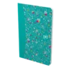 OXFORD Carnet Flowers 9x14cm Ligné 6mm 60 Pages Agrafées Couverture Carte Coloris Assortis