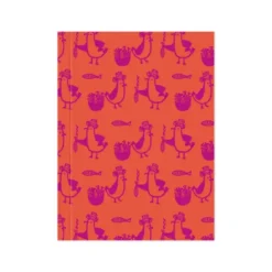 Petit carnet Vendeur de poissons - pages blanches