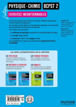 Physique-Chimie - Exercices incontournables BCPST 2 - 4e éd.