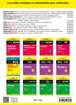 Physique. PCSI. Colles corrigées et commentées
