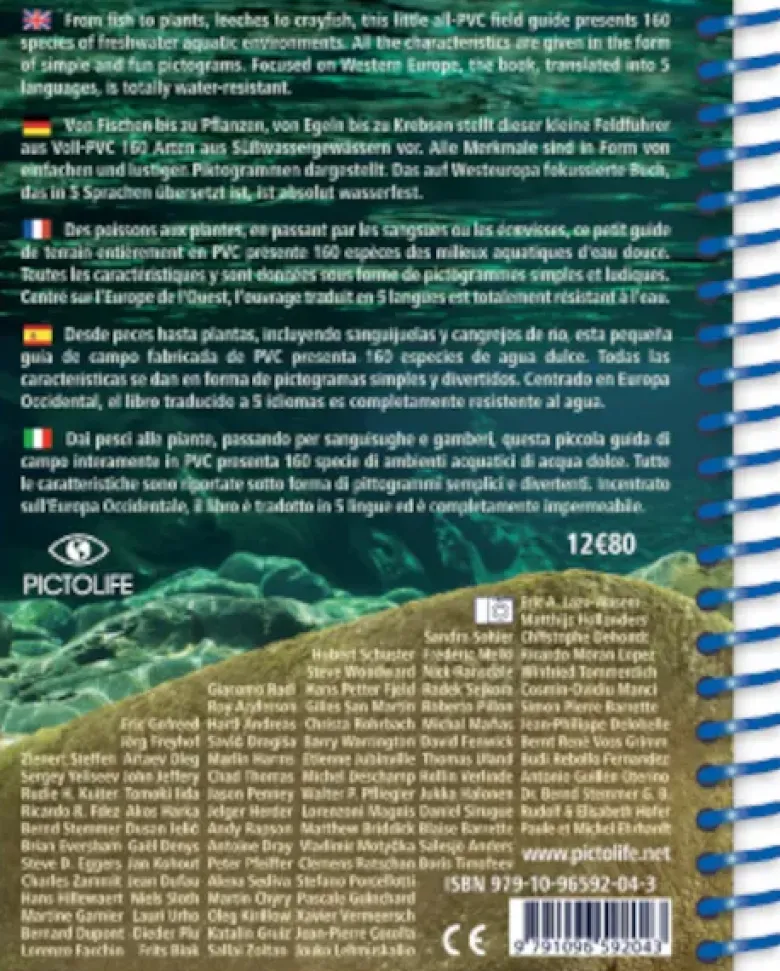 Pictolife eau douce, Europe de l'Ouest