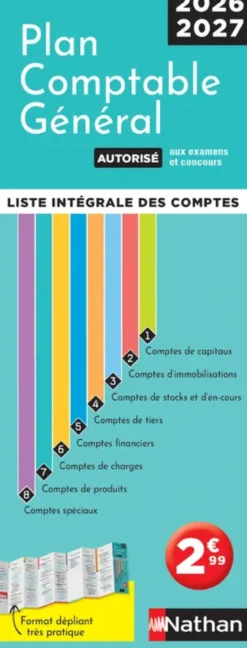 Plan comptable général 2026/2027