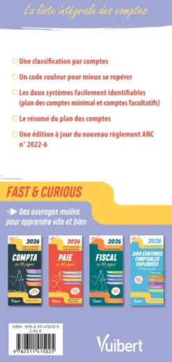 Plan comptable général 2026-2027 (autorisé aux examens et concours)