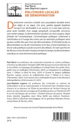 Politiques locales de dénomination