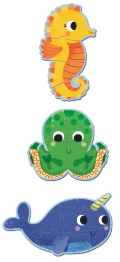 Primo Puzzle (4,6,9 pcs) - Dans la mer