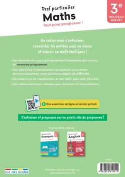Prof particulier - Maths 3e