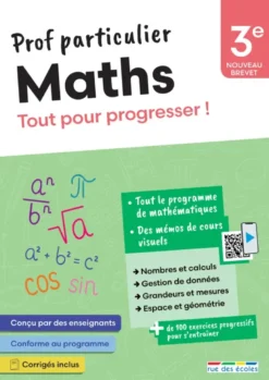 Prof particulier - Maths 3e