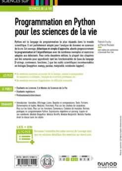 Programmation en Python pour les sciences de la vie - 2e éd.
