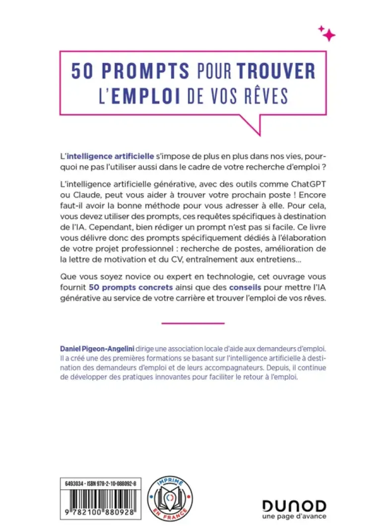 50 prompts pour trouver l'emploi de vos rêves