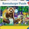 Puzzle Adorables Amis Bois 2x24