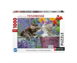 Puzzle Bisous de Chatons 1000 Pièces