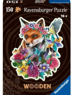 Puzzle bois forme Renard 150 pièces