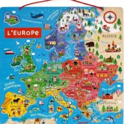Puzzle magnétique - Carte d'Europe