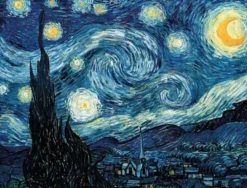 Puzzle - Nuit Etoilé - Vincent Van Gogh - 80 pièces