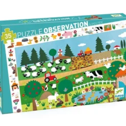 Puzzle observation 35 pcs - La ferme