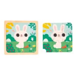 Puzzle 9 pcs - Lapin Blanc