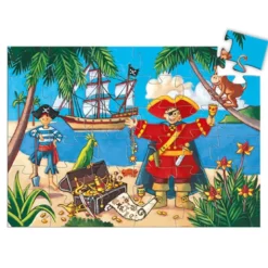 Puzzle 36 pcs - Le pirate et son trésor