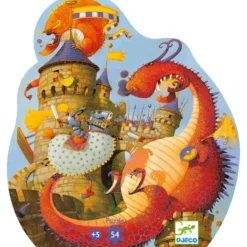 Puzzle 56 Pcs - Vaillant Et Le Dragon