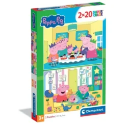 Puzzle Peppa Pig 2x20 Pièces
