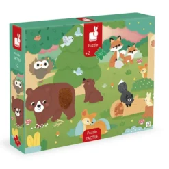 Puzzle Tactile 'La Forêt' 20 pièces
