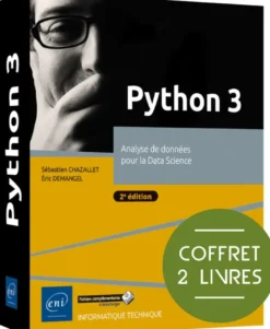 Python 3 - Coffret de 2 livres - Analyse de données pour la Data Science (2e édition)
