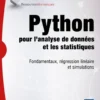 Python pour l’analyse de données et les statistiques - Fondamentaux, régression linéaire et simulati