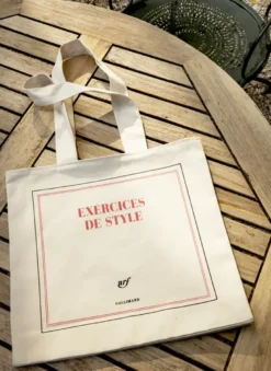 Sac en tissu "Exercices de style" (papeterie)