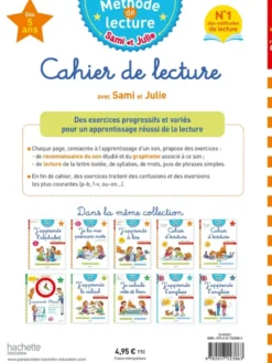Sami et Julie Cahier de lecture Dès 5 ans