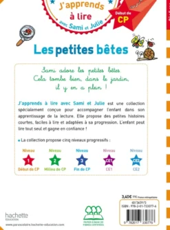 Sami et Julie CP niveau 1 - Les petites bêtes
