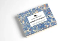 Set Correspondance Marbled paper design