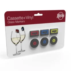 Set de 6 Marques verre Vinyl et cassette